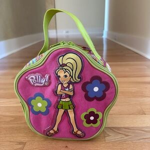 Polly Pocket 2003 Carrying Case and Dolls and Accessories